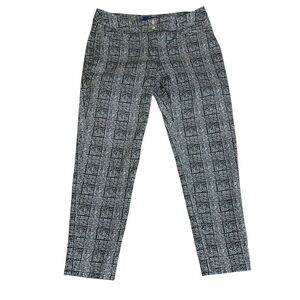 Apt. 9 Torie Ankle-Length Geometric Pants Sz 10